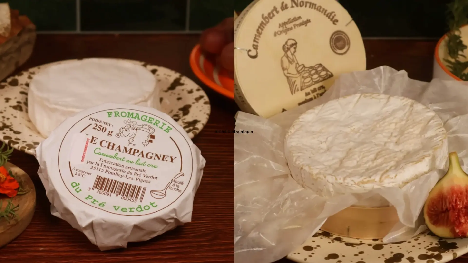 deux fromages Camembert