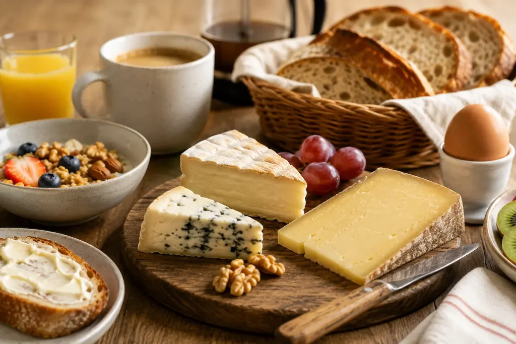 Le fromage au petit-déjeuner