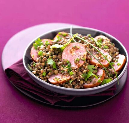salade de morteau et lentilles