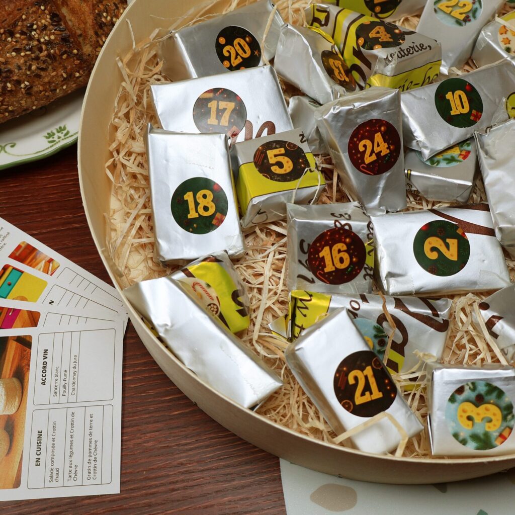 fromages du calendrier de l'avent