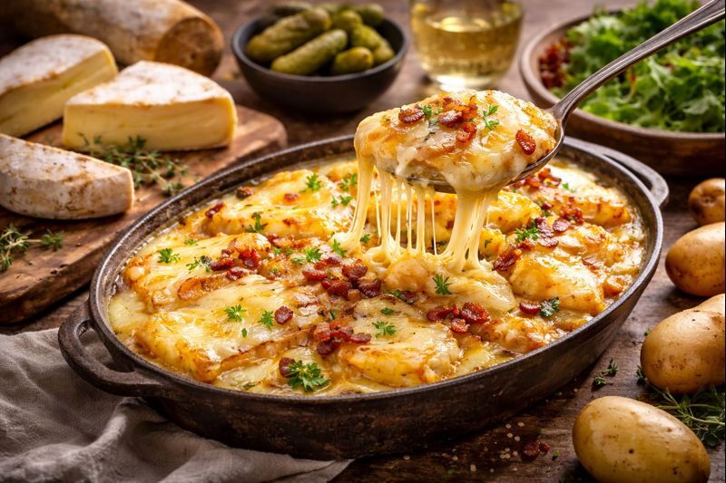 plat réconfortant au fromage