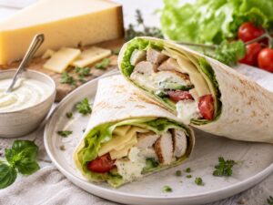 wrap au poulet comté et cancoillotte