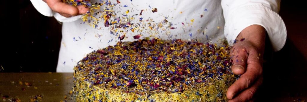 Tomme aux fleurs