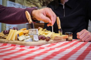 plateau de dégustation de fromage