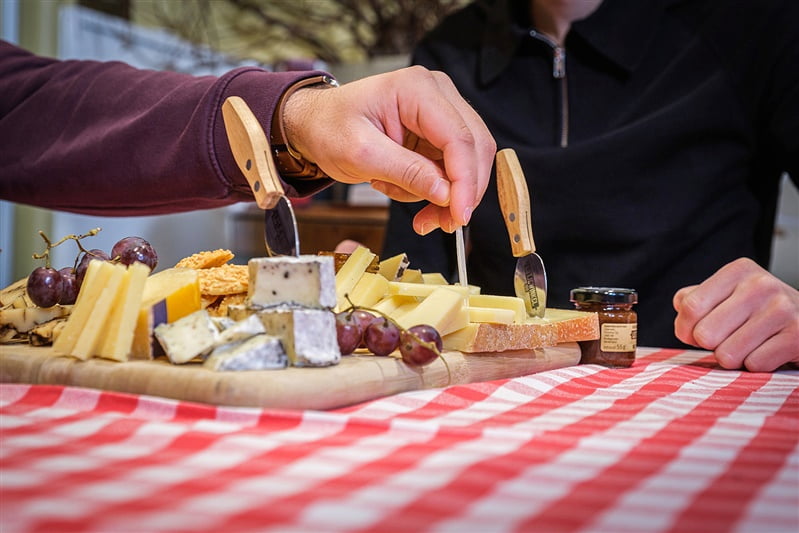 plateau de dégustation de fromage