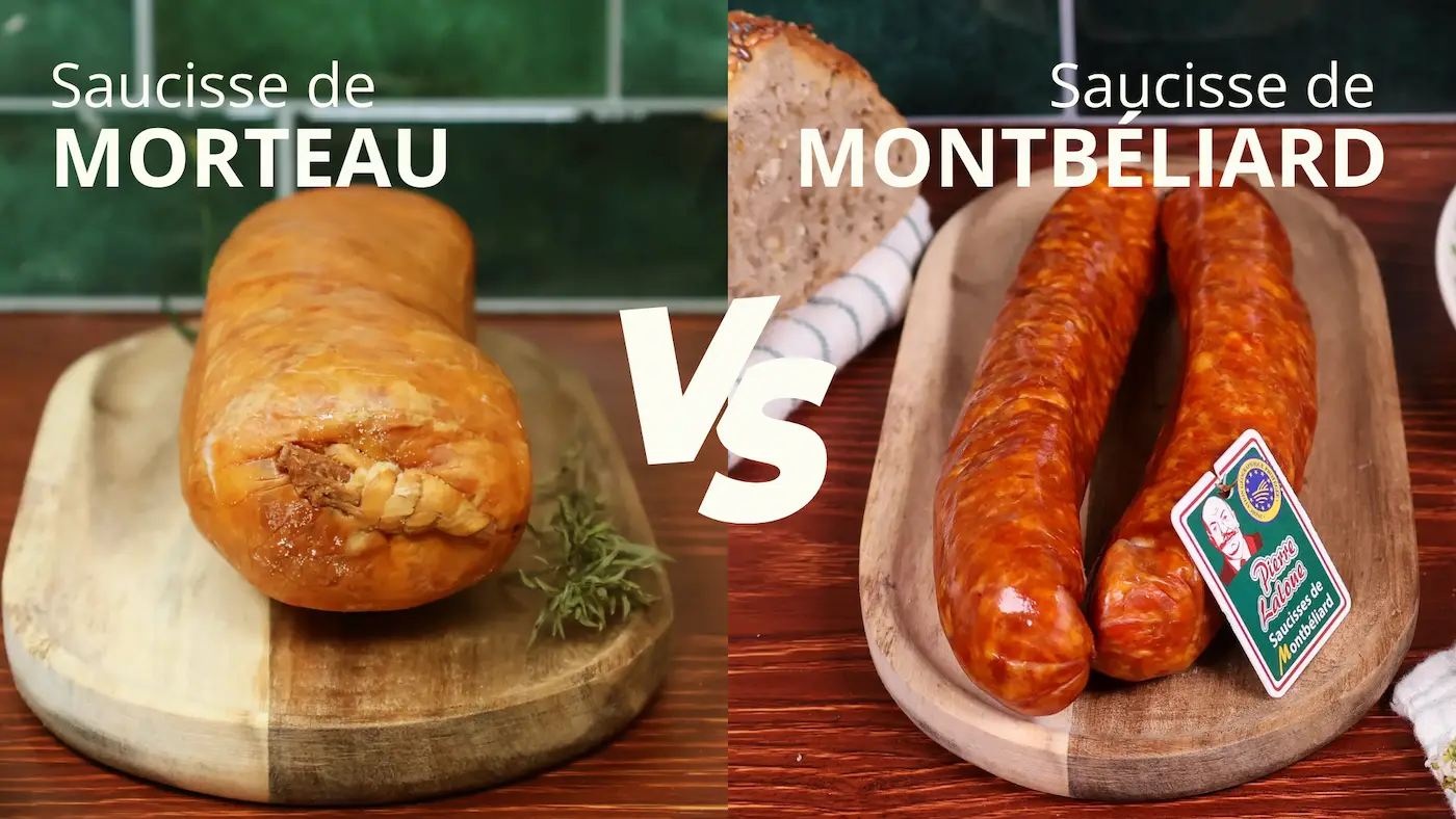 saucisse de morteau et saucisse de montbéliard
